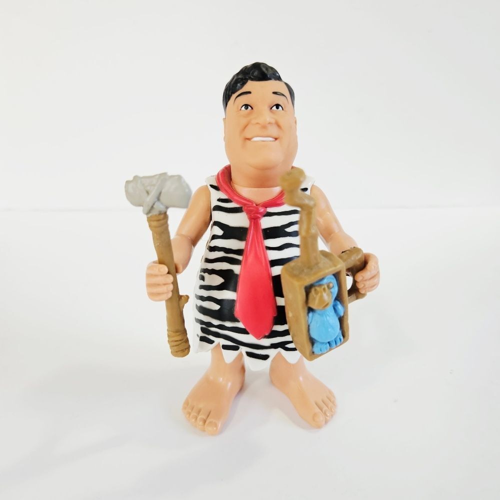 The Flintstones John Goodman 1993 Mattel Action Figure - Big Shot Bendable Fred
